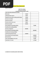 Quiz 2. MIDTERM (Cash Flow Statement)