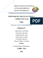 Seminario Subgrupo 7 Trauma Vascular Periférico