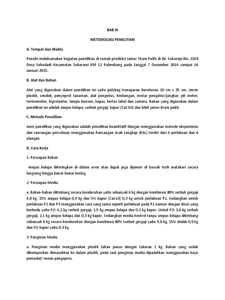 BAB III Dan Kesimpulan | PDF | Kesehatan Holistik | Sains & Matematika