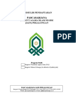 Formulir Pendaftaran Mahasiswa Baru S2 IAIN Pekalongan