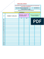 Dia 4 - Equipo - Lista de Cotejo