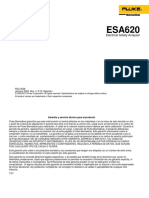 ESA620 Analizador de Seguridad Eléctrica Completo