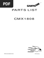 Parts List CMX1808