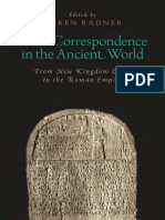 (Oxford Studies in Early Empires) Radner, Karen - State Correspondence in The Ancient World - From New Kingdom Egypt To The Roman Empire-Oxford University Press (2014)