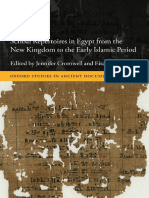 (Oxford Studies in Ancient Documents) Cromwell, Jennifer (Editor) - Grossman, Eitan (Editor) - Scribal Repertoires in Egypt From The New Kingdom To The Early Islamic Period-OUP Oxford (2017)