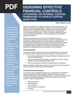 Designing Effective Financial Controls - Leveraging The Internal Control Framework To Achieve Control Objectives