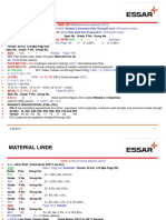 Material Linde: Asme Sec Ii A B 36.10 M B 16.25 Grade ASTM