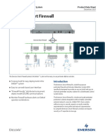 Emerson Smart Firewall: Product Data Sheet Deltav Distributed Control System