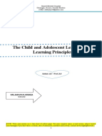 The Child and Adolescent Learners and Learning Principles: Race Ission Ollege