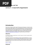 A Soda Bottle Magnetometer