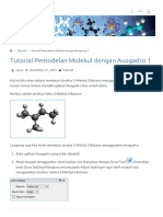 Tutorial Pemodelan Molekul Dengan Avogadro 1 - CyberChem