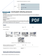 Calculation of Wind Peak Velocity Pressure - Eurocode 1