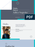 Adityo Nugroho - Portofolio