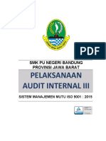 cover pelaksanaan audit internal III