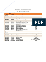 Rundown Closing Ceremony Expo 2021