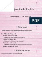 WH Question in English