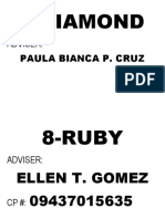 8-Diamond: Adviser: Paula Bianca P. Cruz