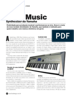 Sintetizador Yamaha MM6 com sons profissionais e produção musical simplificada