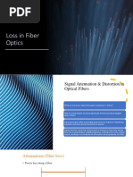 Loss in Fiber Optics