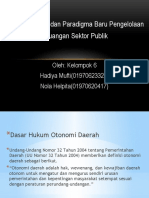 6 - ADP 4B - Otonomi Daerah Dan Paradigma Baru Pengelolaan Keuangan Sektor Publik