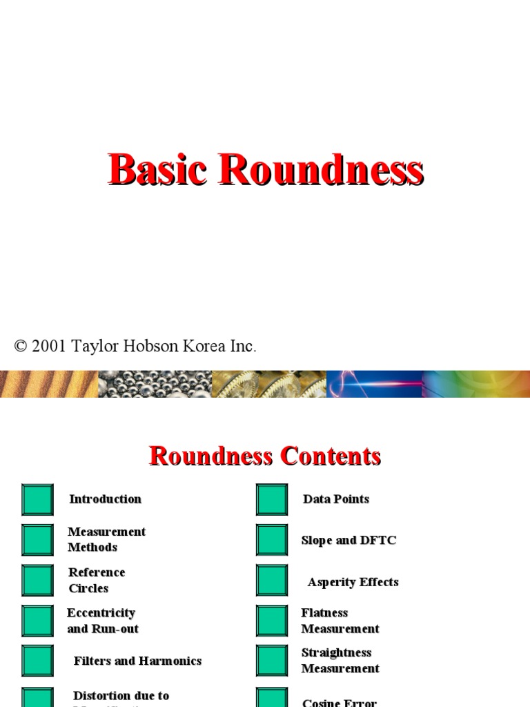 Roundness Metrology (21!11!07) | PDF | Distortion