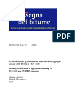 Estratto Dal N°: La Classificazione Granulometrica Delle Miscele Di Aggregati Ai Sensi Delle EN 13242 - EN 13285