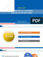 Phát Hiện Sớm, Xử Lý Chủ Động Cảnh Báo, Sự Cố Chất Lượng