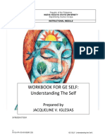 Workbook For Ge Self: Understanding The Self: Prepared by Jacqueline V. Iglesias