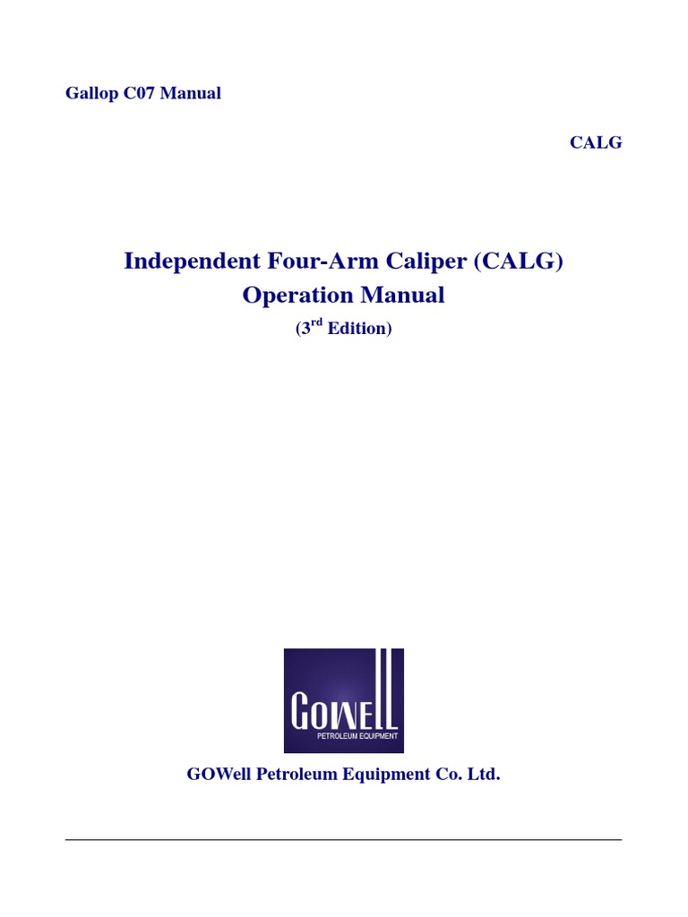 CALG Operation Manual PDF Rectifier Calibration
