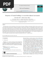 Response of Framed Buildings To Excavation-Induced Movements