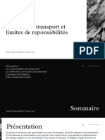 14 Assurance Transport Et Limites de Responsabilites
