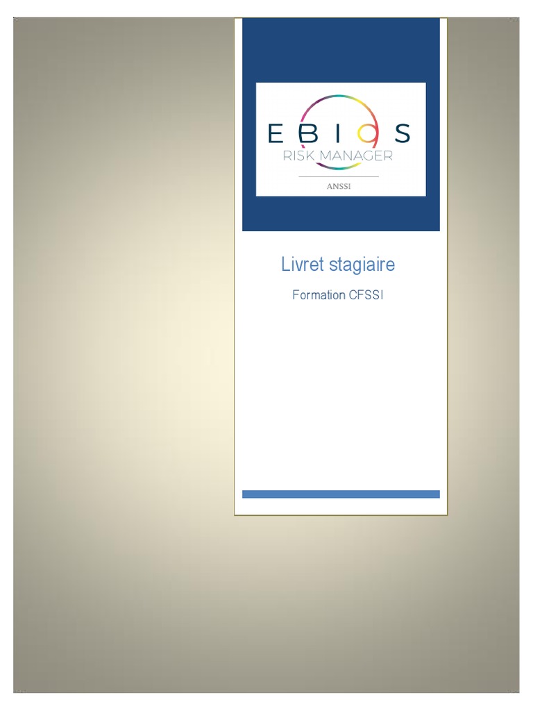 Formation EBIOS Risk Manager Stagiaire | PDF | Sécurité | Serveur ...
