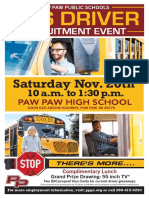 Paw Paw Bus Driver Recruitment Event 