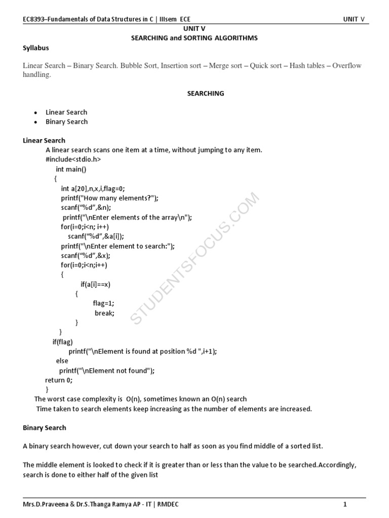 Unit5 FDS | Download Free PDF | Software Engineering | Computer Programming