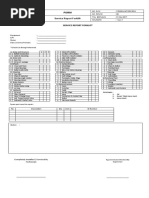 Form Service Report Forklift