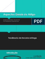 Aspectos Gerais Do Artigo: Disciplina de Seminários - Encontro Final Pós-Graduação em Gestão de Frotas