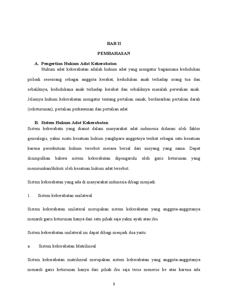 Makalah Hukum Adat Resume Pdf