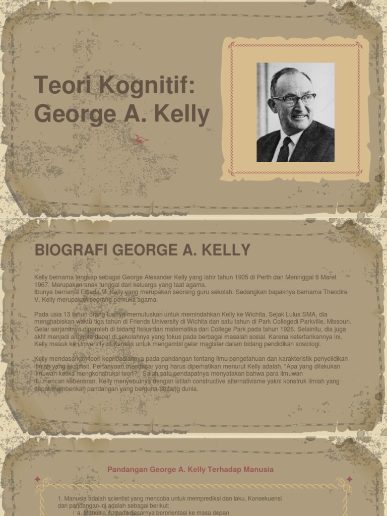 KLP 10 Teori Kognitif George A. Kelly | PDF