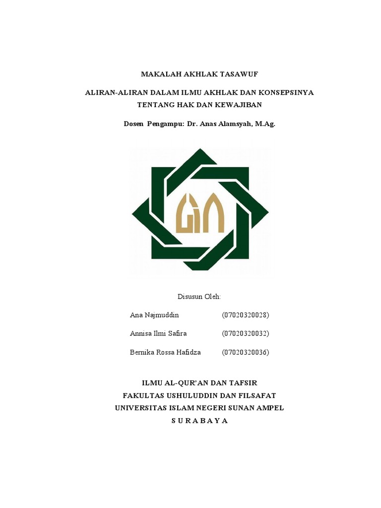 Makalah Akhlak Tasawuf Kel 6 Pdf