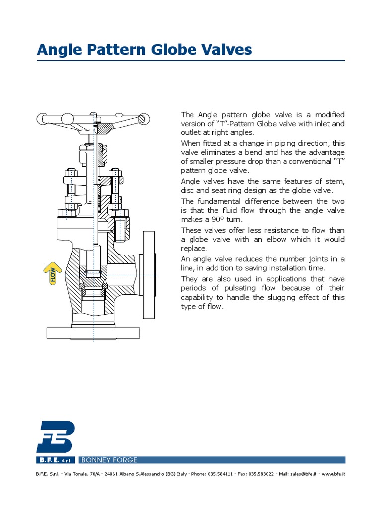 Angle Pattern Globe Valves PDF