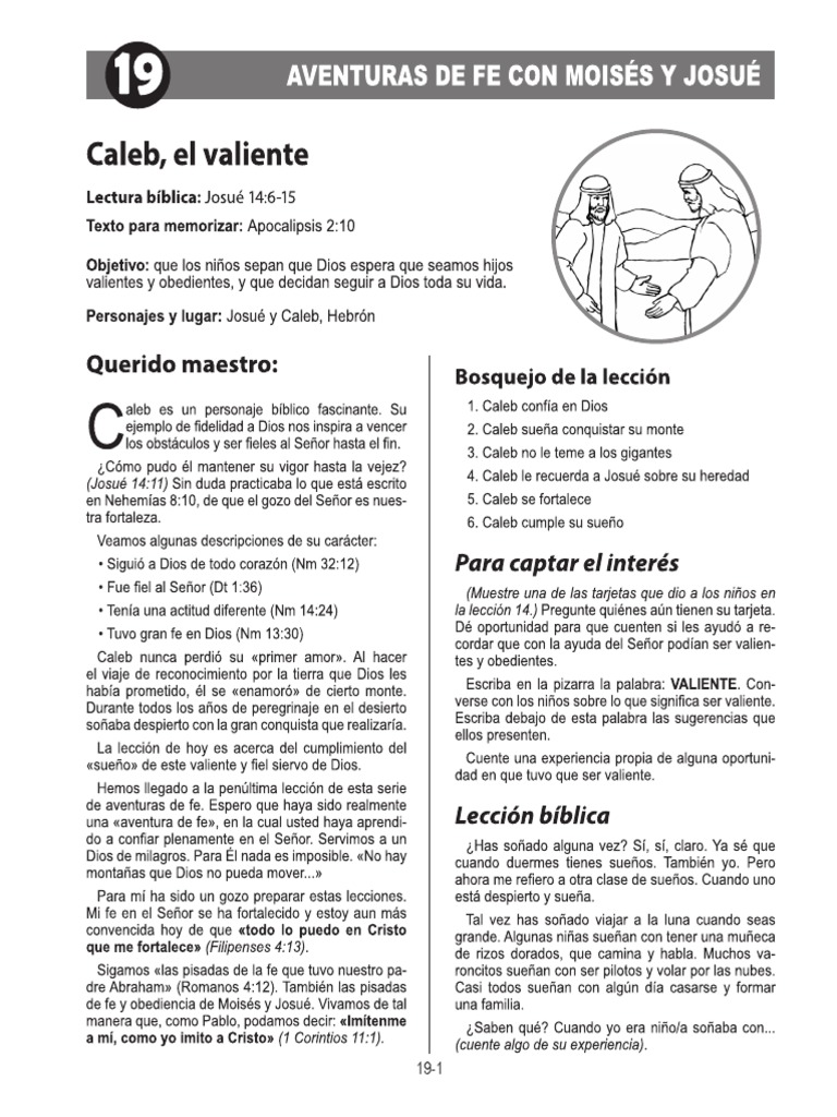 Caleb y Josué: Héroes de Fe | PDF