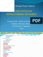 MATERI Ke-14 ANALISIS INVESTASI DG MODAL PINJAMAN