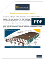 What Are The Pre-Engineered Building Structure?