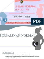 BST - PERSALINAN NORMAL - Dr. M. Yusuf R., M.Ked (OG), SP - OG (K)