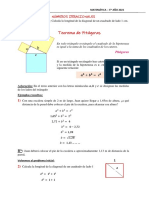 P #2 TEOREMA DE PITÁGORAS - 5to 2021 - EEMPA