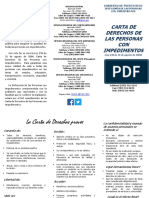 Carta de Derechos de Las Personas Con Impedimentos