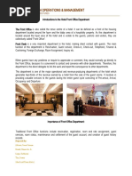 Introduction To Front Office Operations Unit 1 | PDF | Profit ...