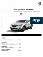Modelul Tău Personalizat Noul Arkana: Intens Tce 140 Edc - Benzina + Electric (Micro-Hybrid) - Automata - Dublu Ambreiaj