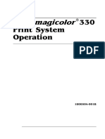 QMS Magicolor 330 Manual