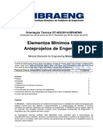 OT-002-2014-IBRAENG Elementos Mínimos para Anteprojetos de Engenharia 2a Edição (Mar-2015)